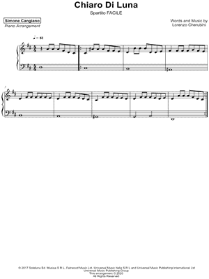 Chiaro di luna [easy]