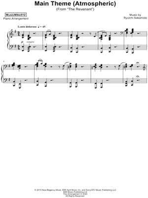 The Revenant Main Theme Atmospheric