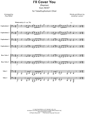 I'll Cover You (Reprise) - Tuba / Euphonium Choir