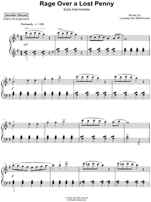 Rage Over a Lost Penny [early intermediate]