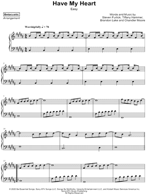 Have My Heart [easy]