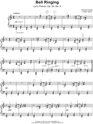 Lyric Pieces, Op. 54, No. 6: Bell Ringing