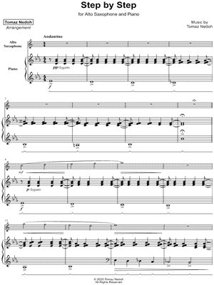 Step By Step - Alto Saxophone & Piano