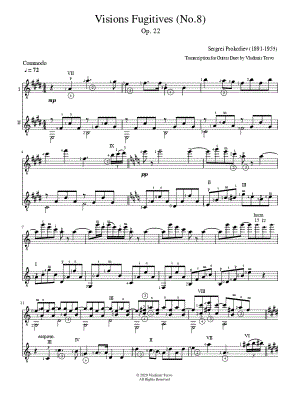 Visions Fugitives (No. 8)