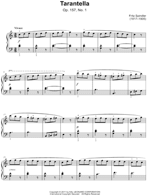 Tarantella, Op. 157, No. 1
