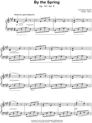 By the Spring, Op. 101, No. 5