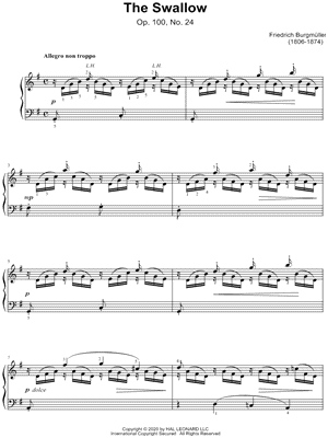 The Swallow, Op. 100, No. 24