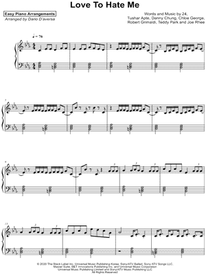 Love to Hate Me [easy]