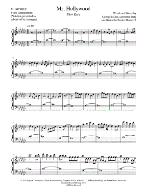 Mr. Hollywood [slow easy]