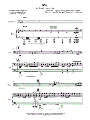 Wild - Trombone & Piano