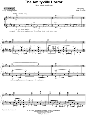 The Amityville Horror - Piano & Strings