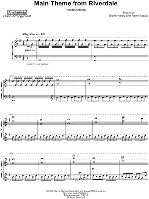 Main Theme from Riverdale [intermediate]