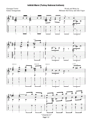 Turkish National Anthem