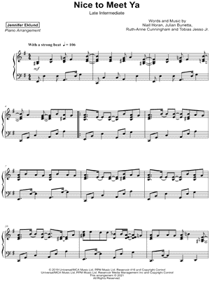 Nice to Meet Ya [late intermediate]