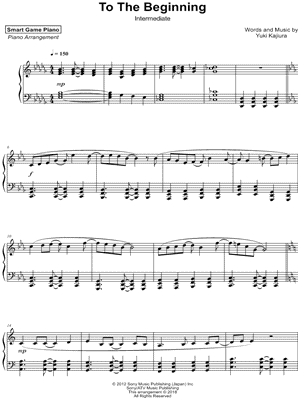 To the Beginning (from Fate/Zero) [intermediate]