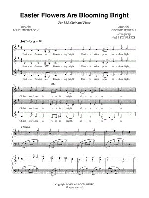 Easter Flowers Are Blooming Bright