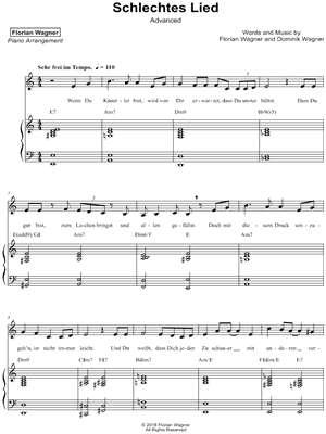 Schlechtes Lied [advanced]