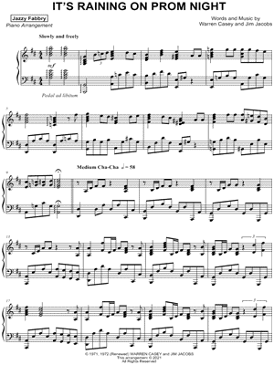 It's Raining on Prom Night