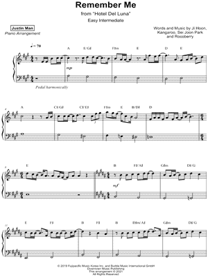 Remember Me [easy intermediate]