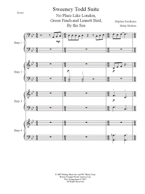 Sweeney Todd Suite - Harp Ensemble