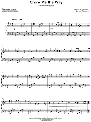 Show Me the Way [early intermediate]