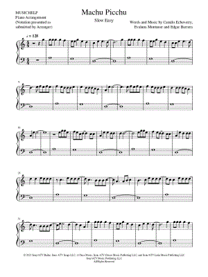 Machu Picchu [slow easy]