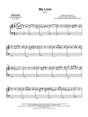 My Love [easy]