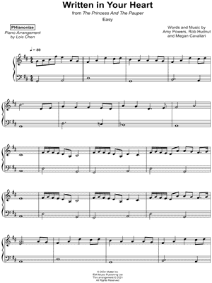 Written in Your Heart [easy]