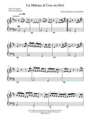 Un Milione di Cose da Dirti