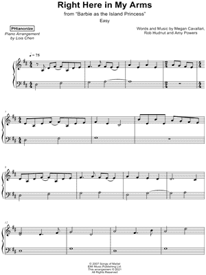 Right Here in My Arms [easy]