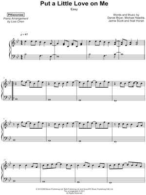 Put a Little Love on Me [easy]