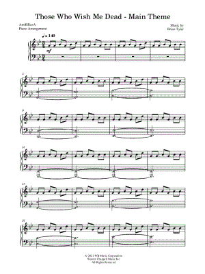 Those Who Wish Me Dead Main Theme