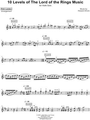 10 Levels of The Lord of the Rings Music