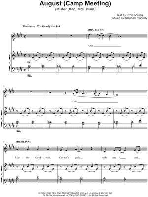 August (Camp Meeting)