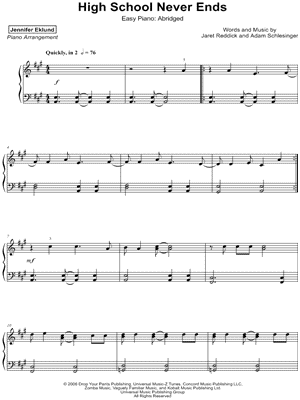 High School Never Ends [easy - abridged]