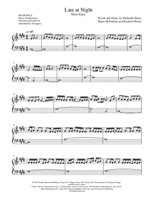 Late at Night [slow easy]