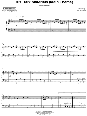 His Dark Materials (Main Theme) [intermediate]