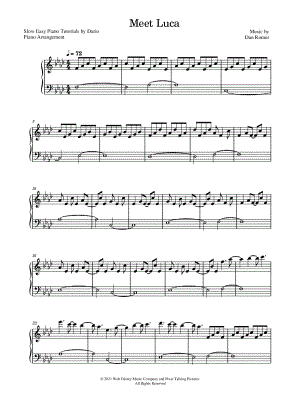 Meet Luca [Slow Easy Piano Tutorial]