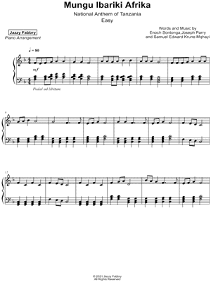 Mungu Ibariki Afrika [easy]