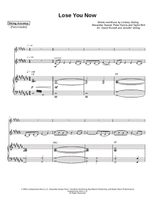 Lose You Now - Violin, Voice & Piano
