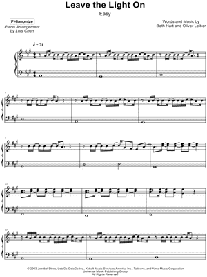 Leave the Light On [easy]