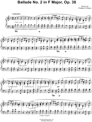 Ballade No. 2 in F Major, Op. 38