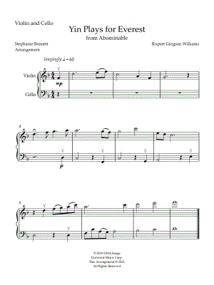 Yin Plays for Everest - Violin & Cello