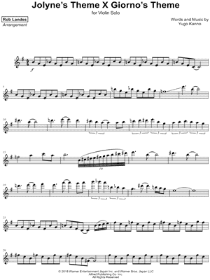 Jolyne's Theme X Giorno's Theme