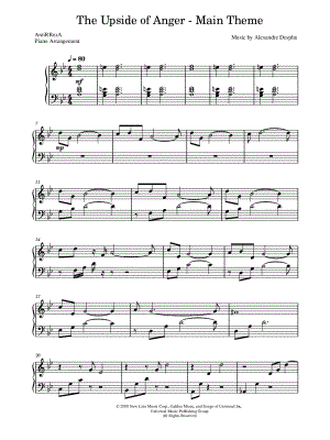 The Upside of Anger - Main Theme