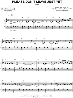 Please Don't Leave Just Yet [hard]