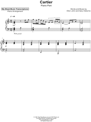 Cartier [piano part]