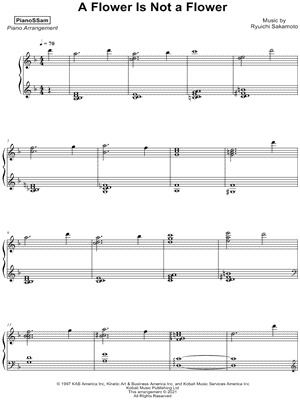 A Flower Is Not a Flower