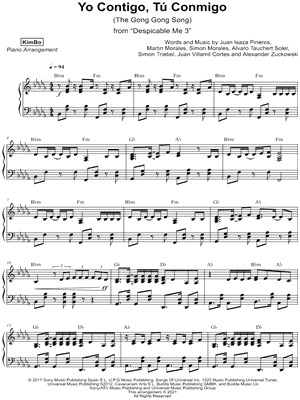 Yo Contigo, Tú Conmigo (The Gong Gong Song)