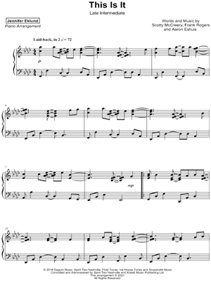 This Is It [late intermediate]